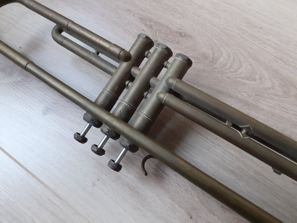 Es-trompet Kühnl & Hoyer 599 fanfare, Ophalen, Gebruikt, Es-trompet