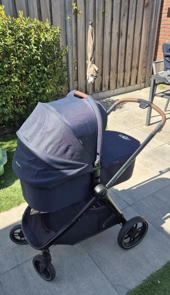 Kinderwagen Maxi-Cosi Street+ complete set, Ophalen, Gebruikt, Combiwagen, Verstelbare duwstang