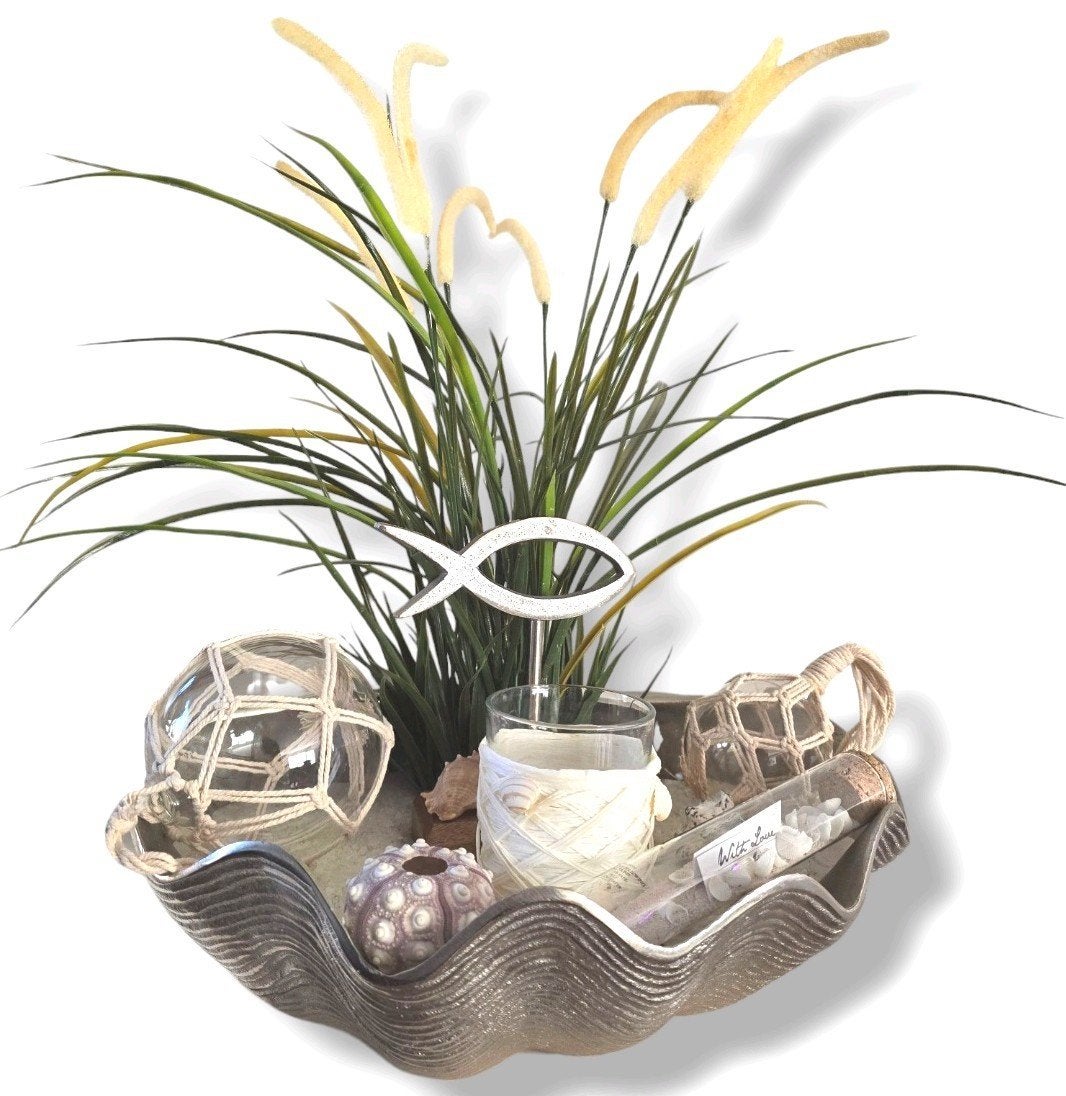 Rivièra maison shell bow met asscoires, Huis en Inrichting, Woonaccessoires | Overige, Zo goed als nieuw, Ophalen of Verzenden