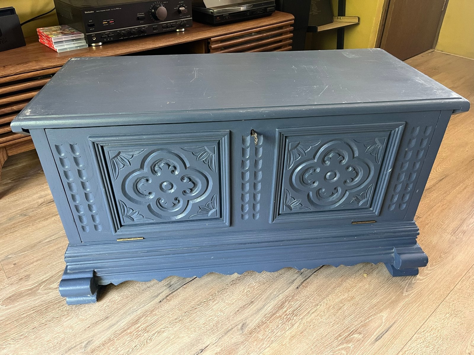 Decoratieve dekenkist - opknapper, Ophalen