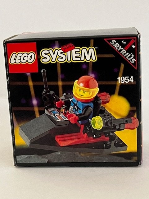 Lego : Surveillance Scooter 1954 compleet, Overige thema's, Lego, Ophalen of Verzenden, Zo goed als nieuw