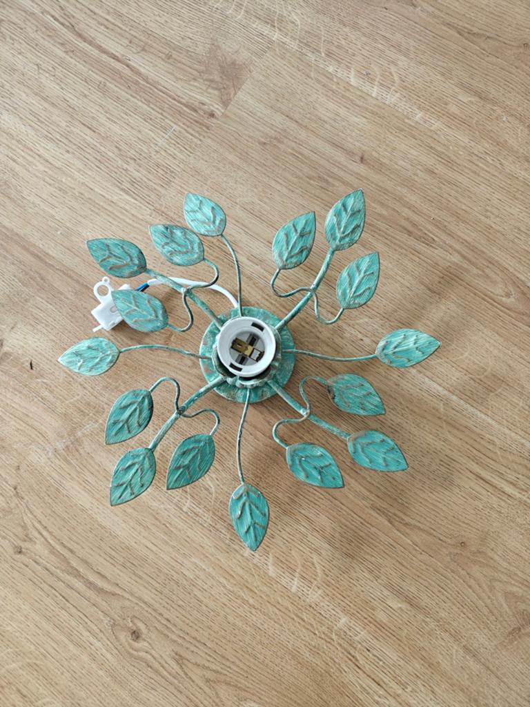 Brocante plafonnière, Huis en Inrichting, Lampen | Plafondlampen, Ophalen of Verzenden, Metaal