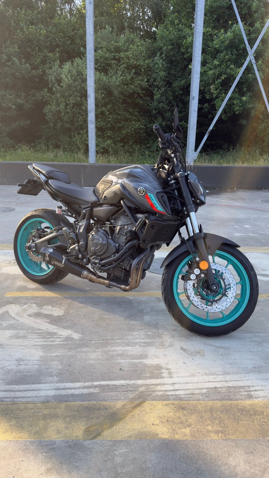Yamaha MT-07 2023 5960 km - bomvol opties - vol vermogen, Ophalen of Verzenden, Zo goed als nieuw