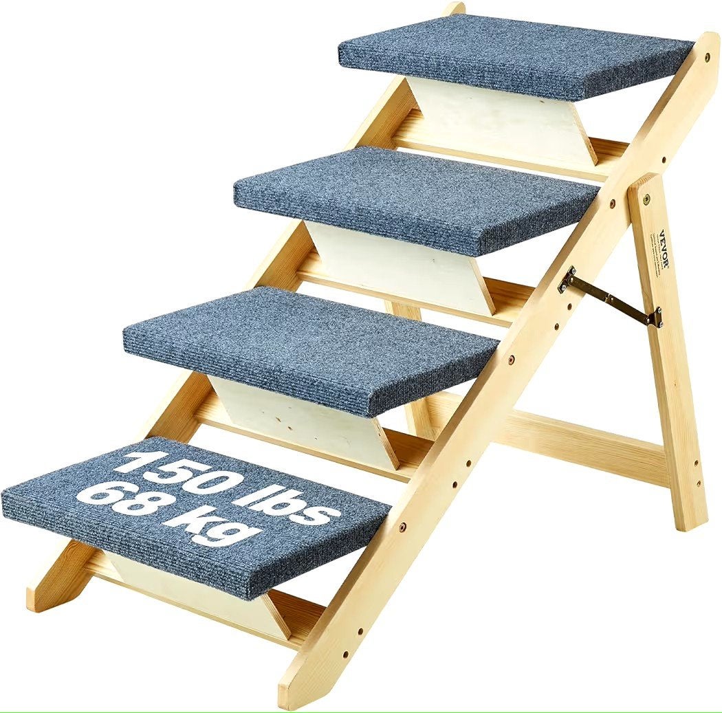 Vevor Houten trap/huisdiertrap, Dieren en Toebehoren, Honden-accessoires, Overige merken, Ophalen of Verzenden, Zo goed als nieuw