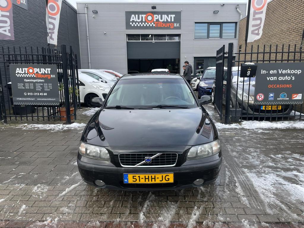 Volvo S60 2.4 3e Eigenaar! Trekhaak Airco PDC NAP APK, Voorwielaandrijving, Gebruikt, S60, Zwart