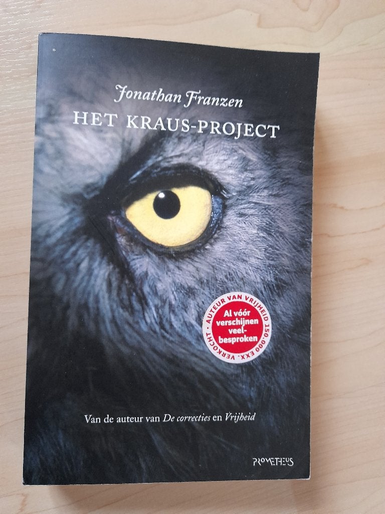 HET KRAUS PROJECT door Jonathan Franzen, Ophalen of Verzenden, Zo goed als nieuw