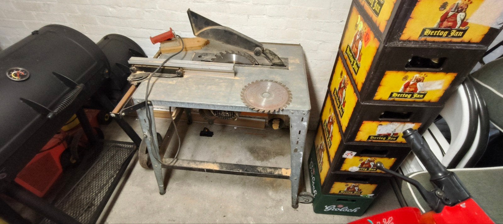 Cirkelzaag met Extra Zaagblad en rolblok, Ophalen, Gebruikt, Cirkelzaag, 70 mm of meer