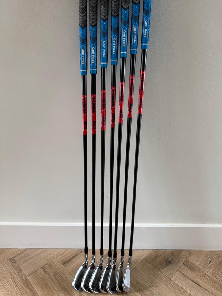 Titleist AP2 712 ijzerset (4-PW) met KBS 80 Graphite shafts, Ophalen, Zo goed als nieuw, Set, Overige merken