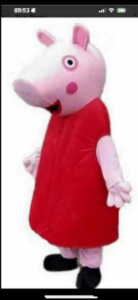 Mascotte Peppa Big te huur inclusief acteur, Ophalen of Verzenden, Zo goed als nieuw, Overige