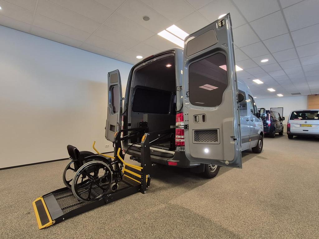 Mercedes-Benz Sprinter L2H2 Rolstoelbus 4+1 Automaat, Auto's, Bestelauto's, Automaat, 12 maanden, Gebruikt, Euro 6