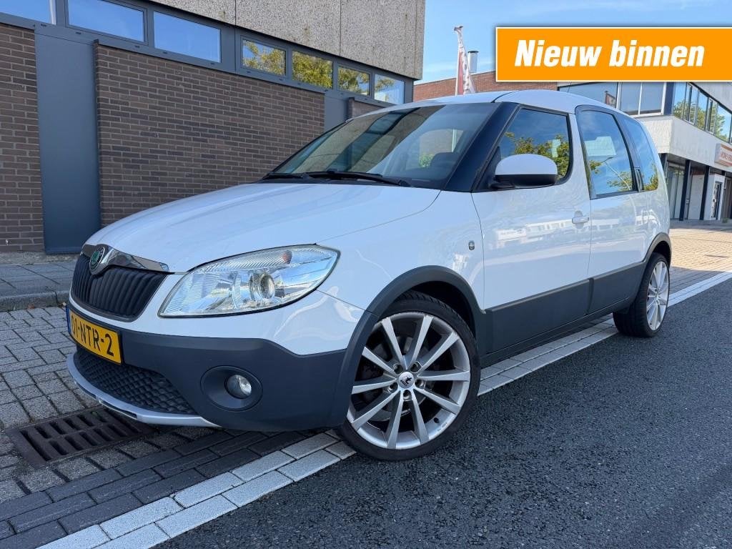 Skoda ROOMSTER 1.2 TSI Ambition AUTOMAAT CLIMA LMV RIJDT GOE, Auto's, Automaat, Euro 5, Gebruikt, 4 cilinders