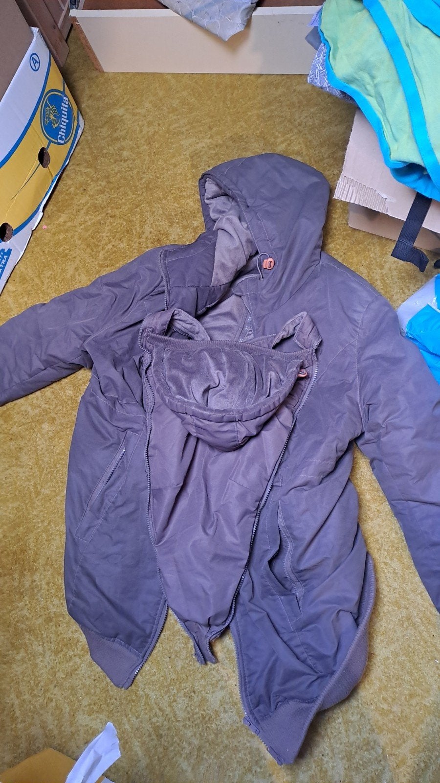 Warme draagjas maat 48 voor winter - buik- en rugdragen, Ophalen of Verzenden, Buik of Rug, Overige typen, Overige merken