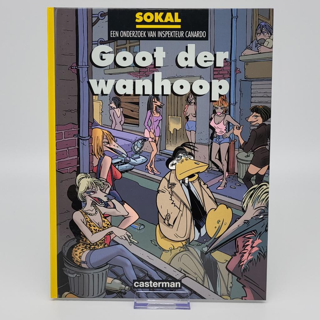 Sokal Canardo #9 Goot der wanhoop - Hardcover Casterman, Boeken, Eén stripboek, Ophalen of Verzenden, Gelezen