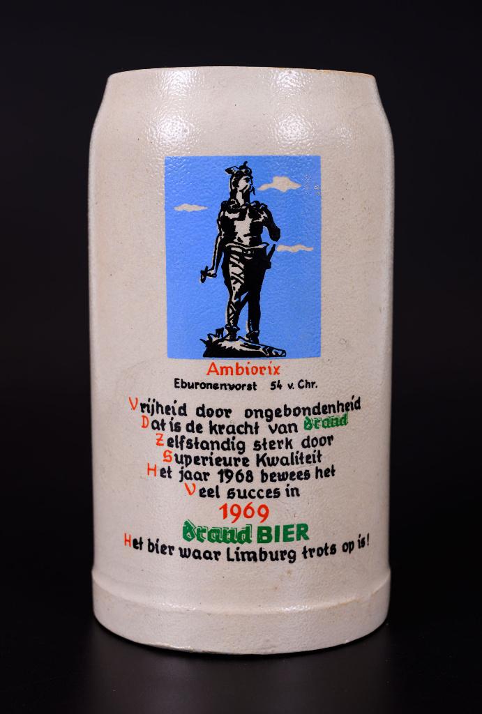 Brand bier jaar pul voorspoedig 1969, Verzamelen, Ophalen of Verzenden, Gebruikt, Pul(len), Brand