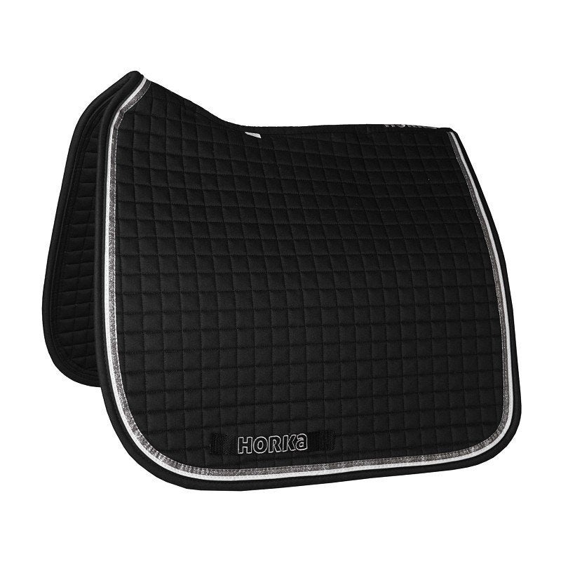 Zwart Horka zadeldek dressuur Chic maat pony en full, Nieuw, Ophalen of Verzenden, Pony (P), Info@horka.com