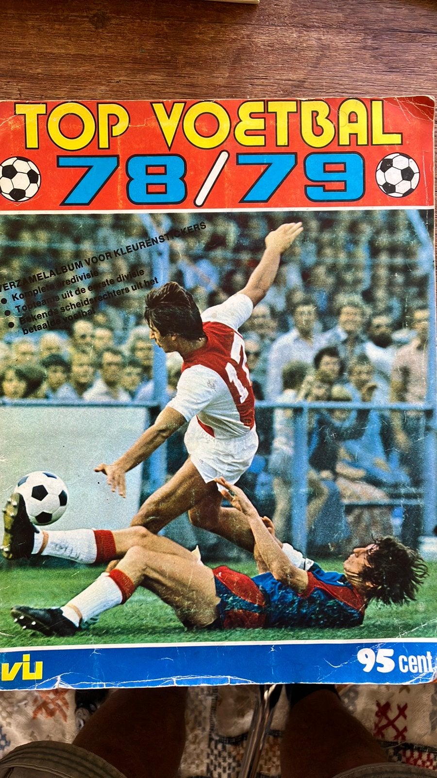Panini vanderhout 1978-1979, Ophalen of Verzenden, Gebruikt, Buitenlandse clubs, Poster, Plaatje of Sticker