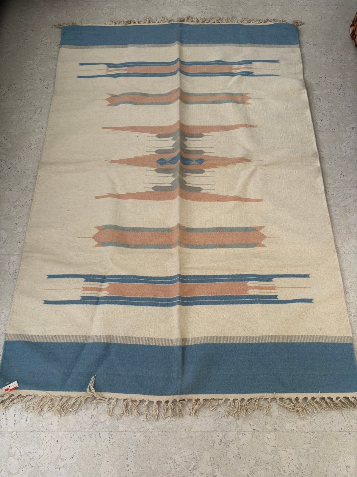 Mooie kleed, 100% wol, nieuw, nr3, Huis en Inrichting, 100 tot 150 cm, Blauw, Nieuw, Ophalen of Verzenden