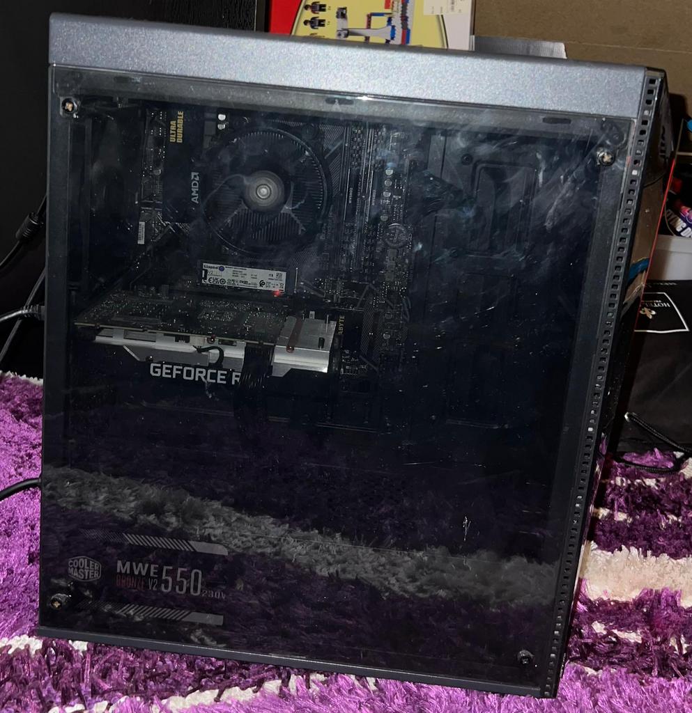 Krachtige game pc - Rtx 3050 + monitor, Ophalen, Zo goed als nieuw, Gaming, SSD