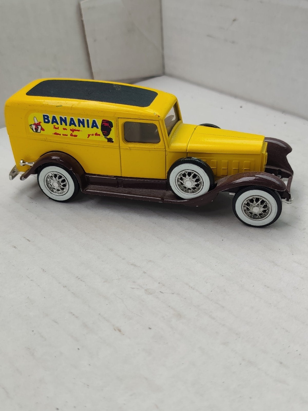 Solido Cadillac V16 1931 Banania - Schaal 1:43, Overige merken, Gebruikt, Auto, Verzenden