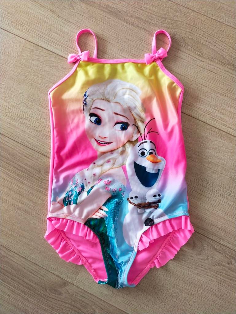 Zgan! Mooi Elsa badpak van Frozen . Mt 122/128, Kinderen en Baby's, Meisje, Badpak, Zo goed als nieuw, Frozen