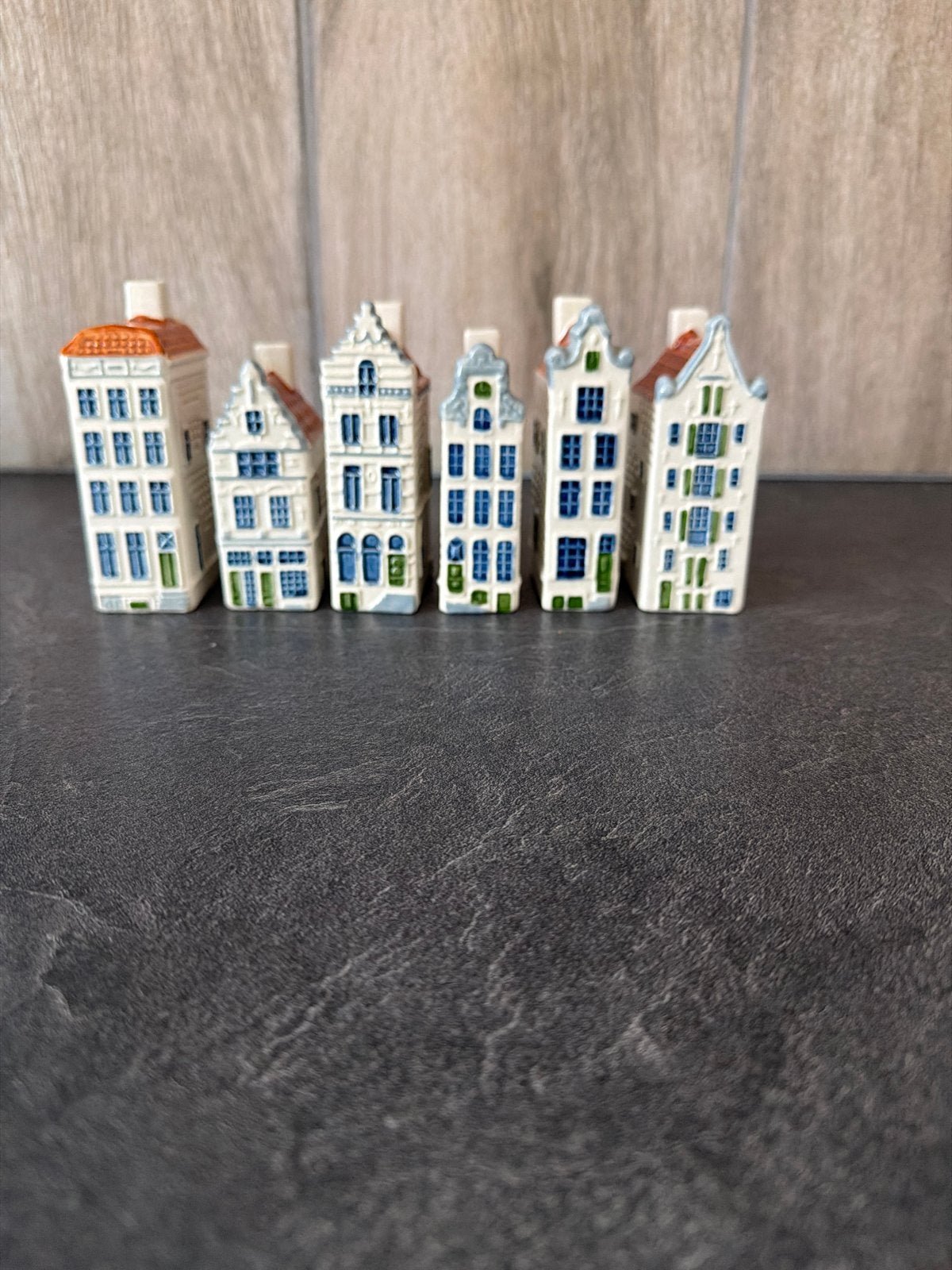 Amsterdam Prinsengracht van 6 Delfts Blauwe Huisjes, Ophalen, Zo goed als nieuw, Dier