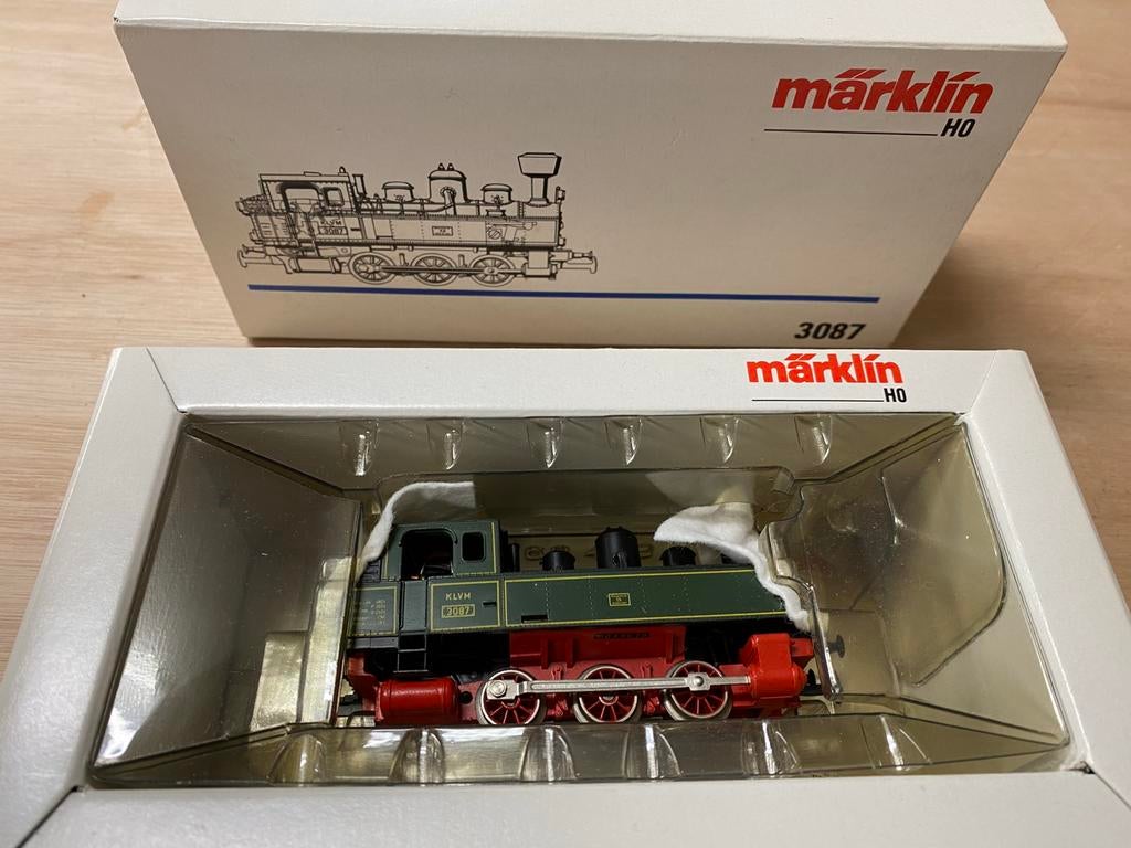 Z.g.a.n. marklin stoomloc 3087, Hobby en Vrije tijd, Modeltreinen | H0, Wisselstroom, Locomotief, Ophalen of Verzenden, Zo goed als nieuw