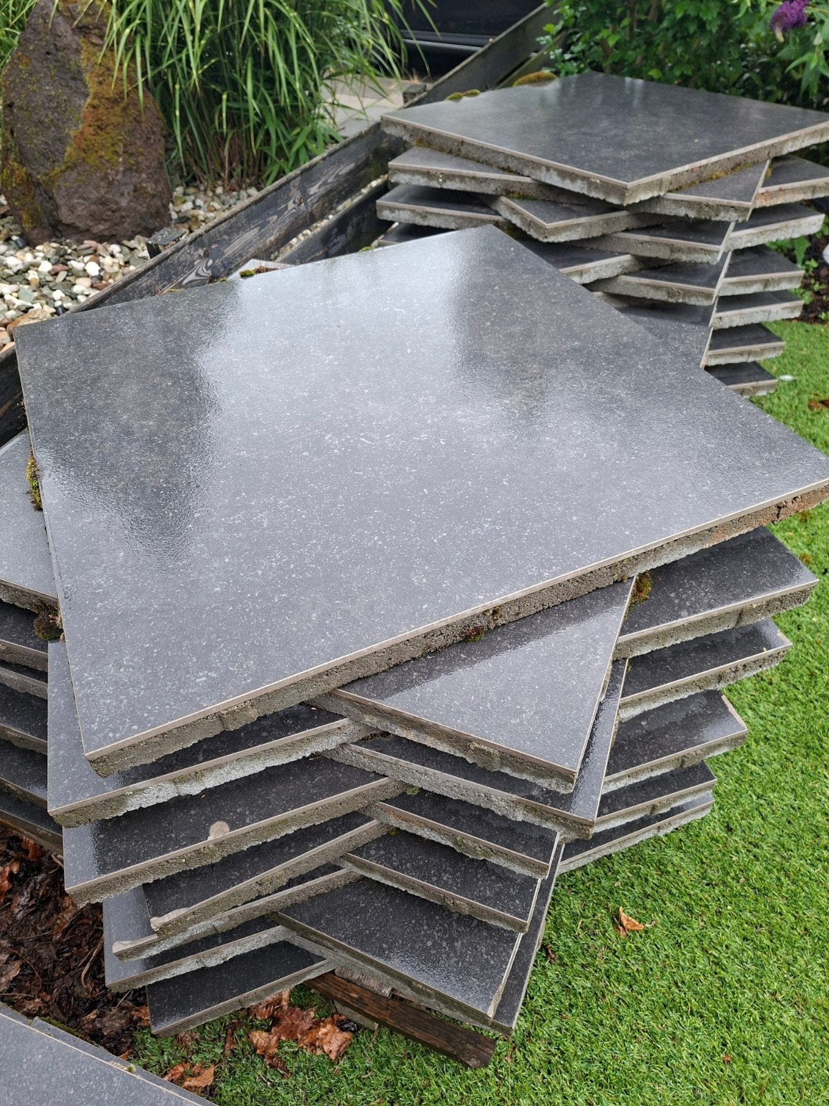 Geoceramica 80x80x4 B-keuze tegels - 23 vierkante meter to, Ophalen, 60 cm of meer, Vloertegels, 60 cm of meer
