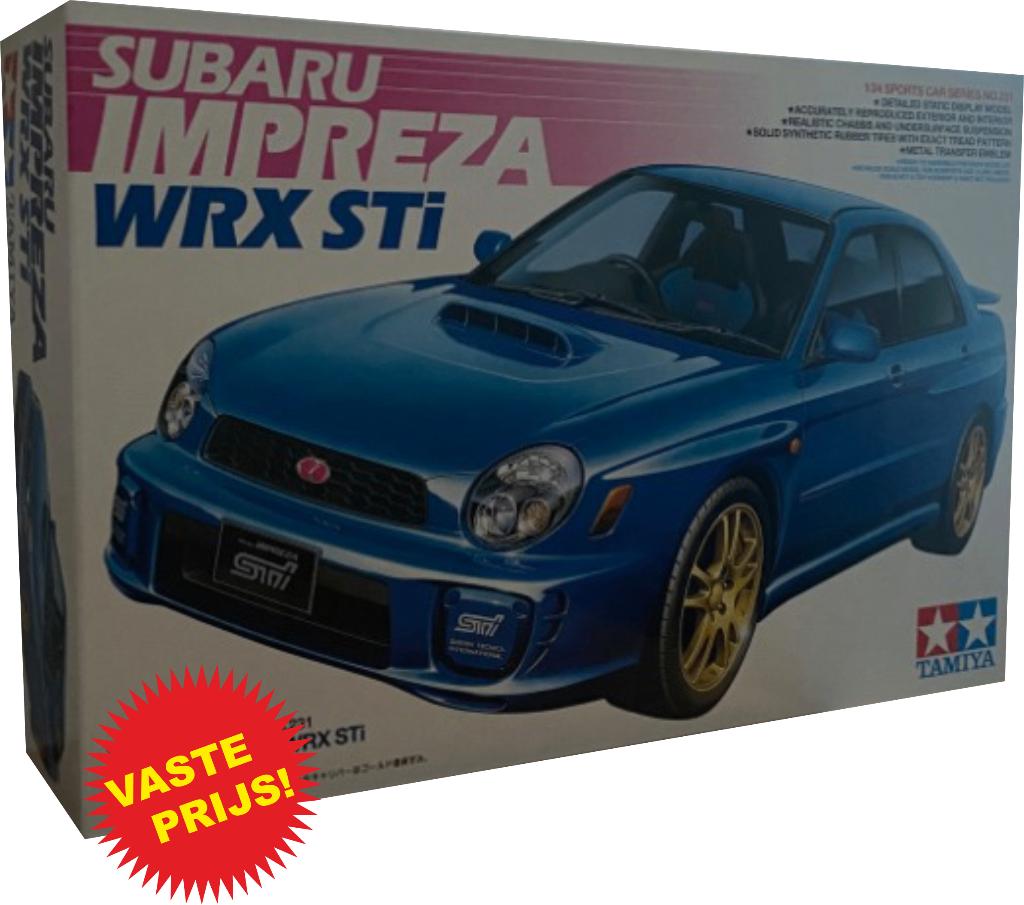 Subaru Impreza WRX STi (Tamiya 24231) 1/24, Auto, Groter dan 1:32, Nieuw, Ophalen of Verzenden