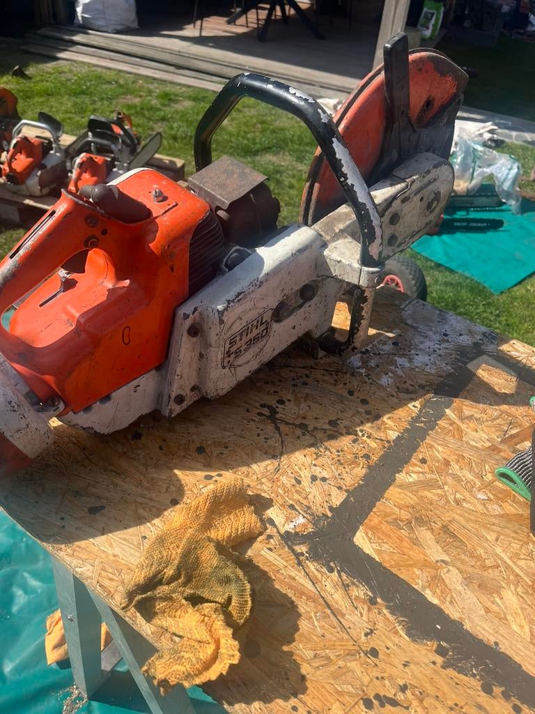 Stihl bandenslijper S350, Ophalen of Verzenden, Gebruikt, Overige typen