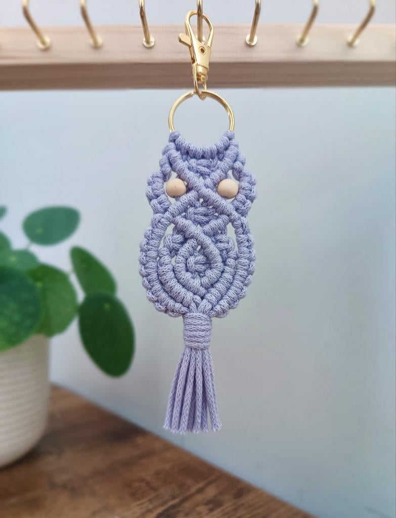 Macramé sleutelhanger, Ophalen of Verzenden, Nieuw, Dier of Natuur