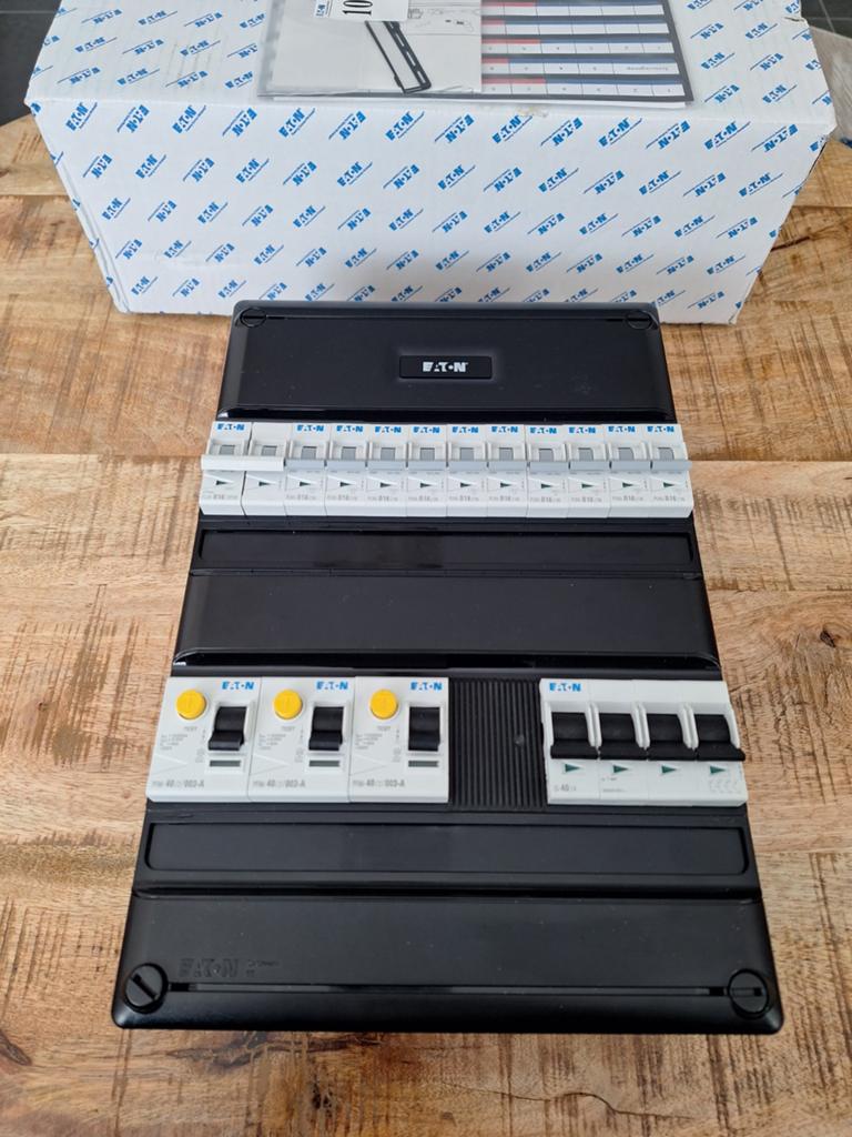 Eaton groepenkast 10groepen met kookgroep  (3fase), Doe-het-zelf en Verbouw, Elektra en Kabels, Ophalen of Verzenden, Nieuw, Overige typen