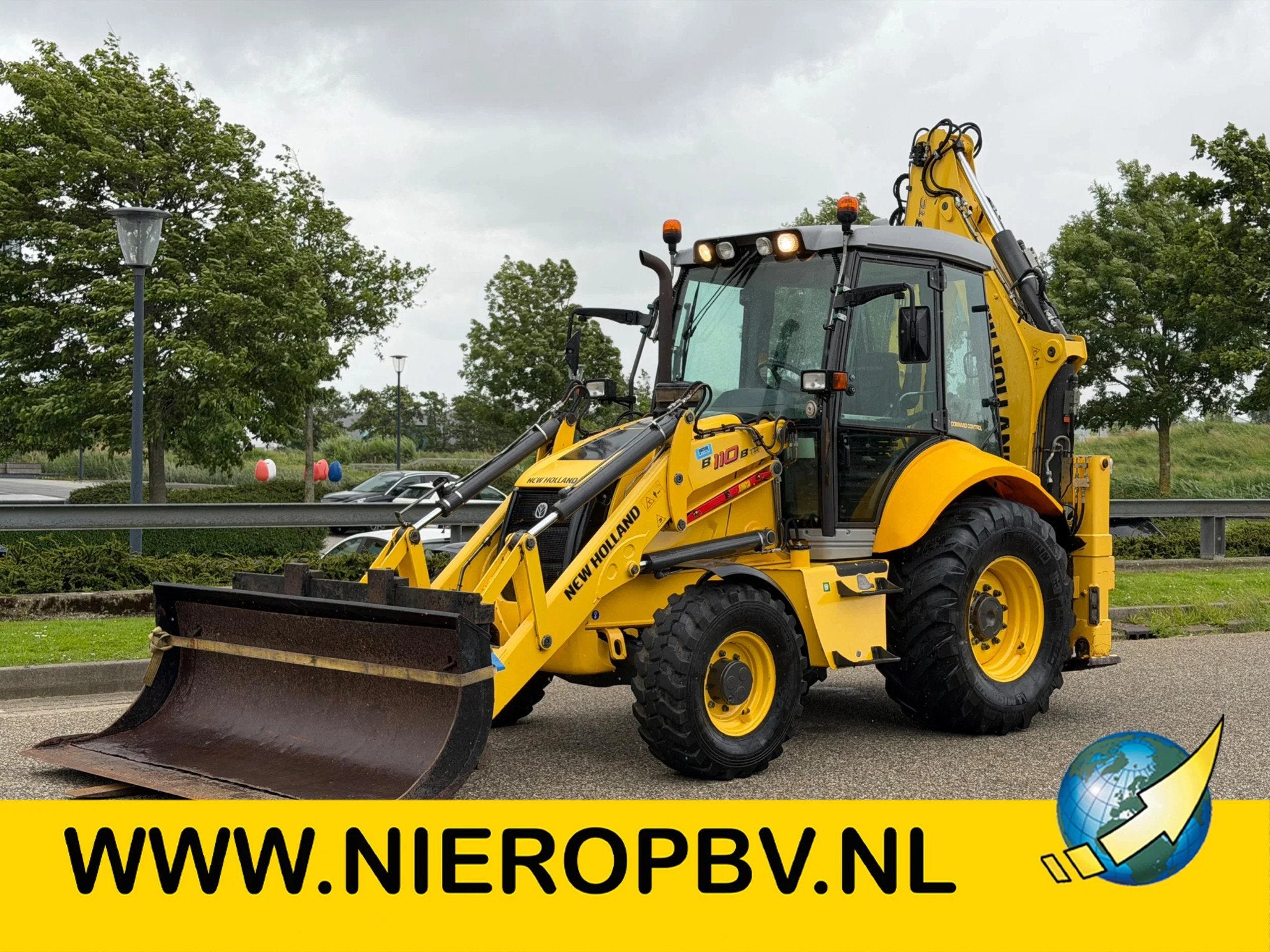 New Holland B110BTC Graaf Laadcombinatie (bj 2011), Graaflaadcombinatie