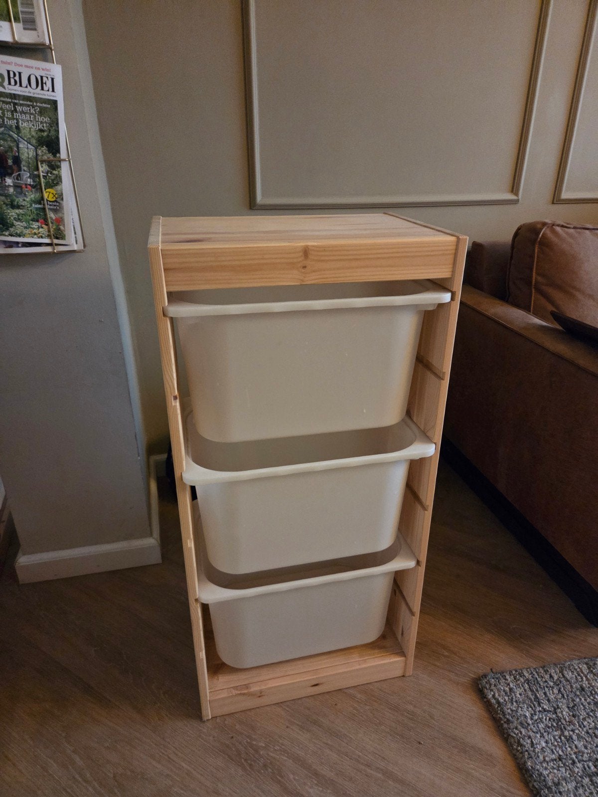 IKEA Trofast opbergkast met 3 bakken, Ophalen, Gebruikt