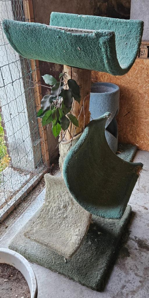 Gratis krabpaal onderdelen, Dieren en Toebehoren, Katten-accessoires, Ophalen, Gebruikt