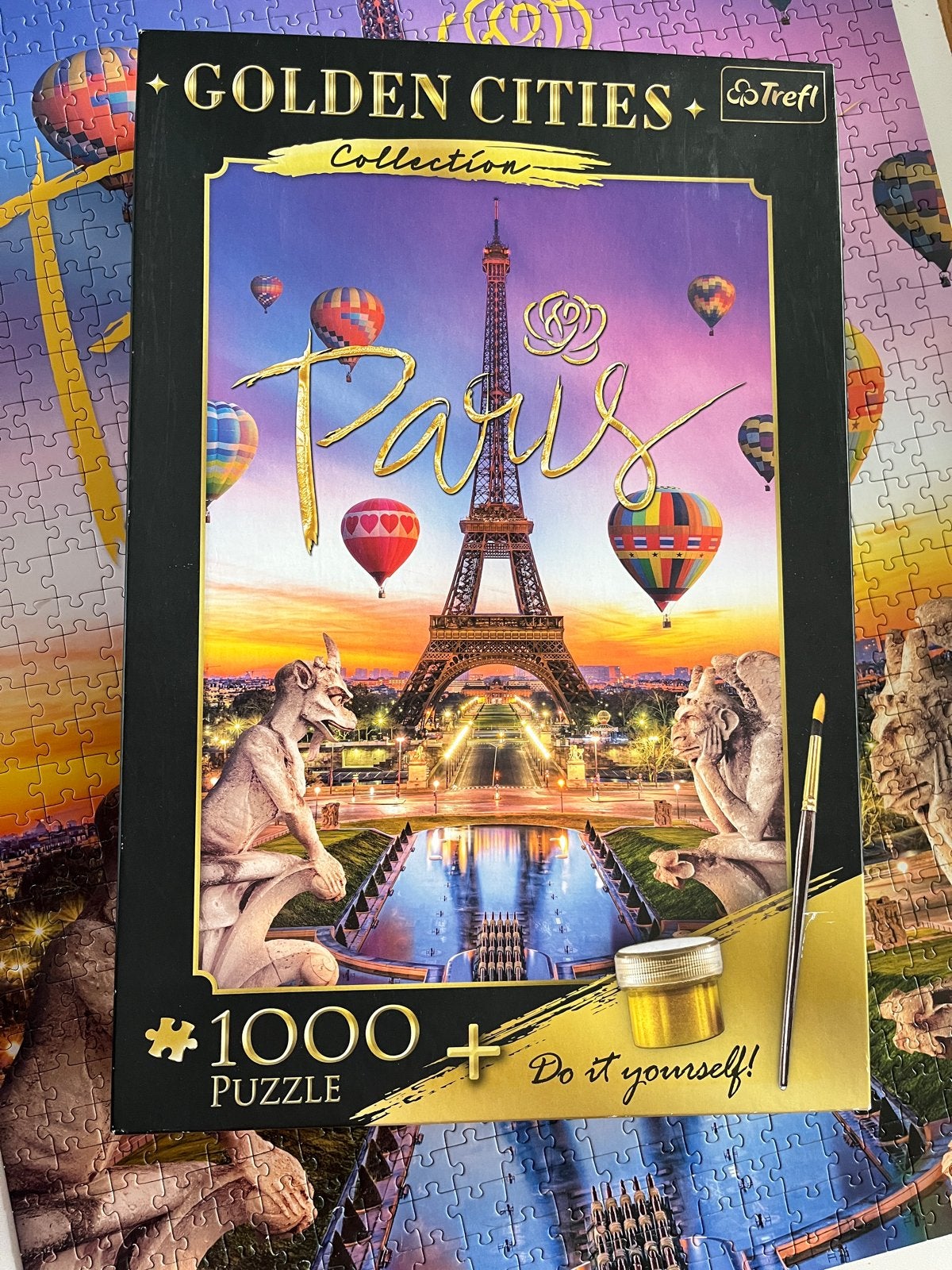 Legpuzzel Parijs Eiffeltoren 1000 stukjes, Ophalen of Verzenden, 500 t/m 1500 stukjes, Zo goed als nieuw, Legpuzzel