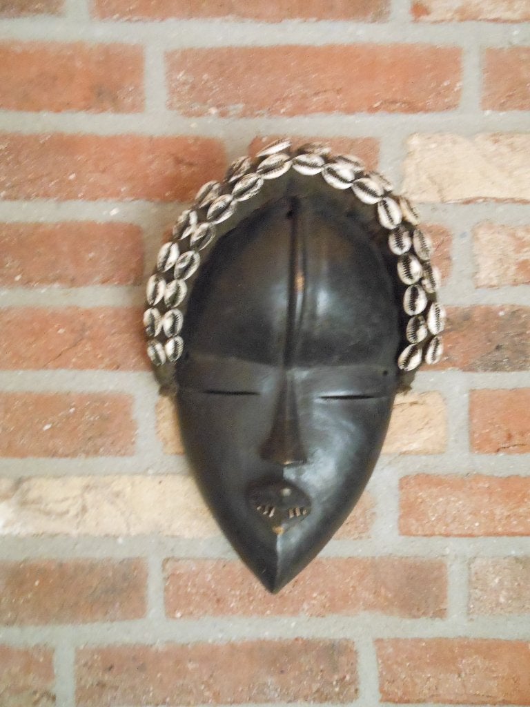 Maskers, Antiek en Kunst, Hout, Handgemaakt, Afrika, Ophalen of Verzenden