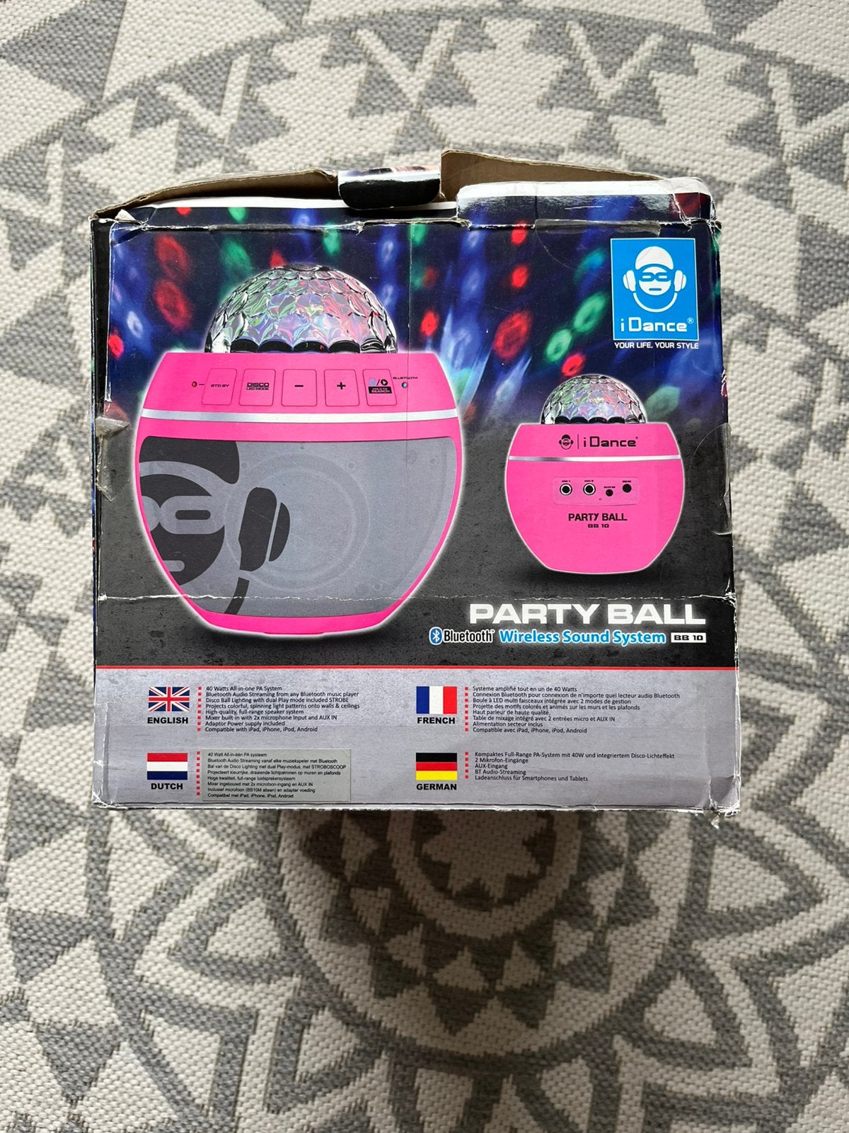 Disco bal, Ophalen of Verzenden, Gebruikt, Complete set