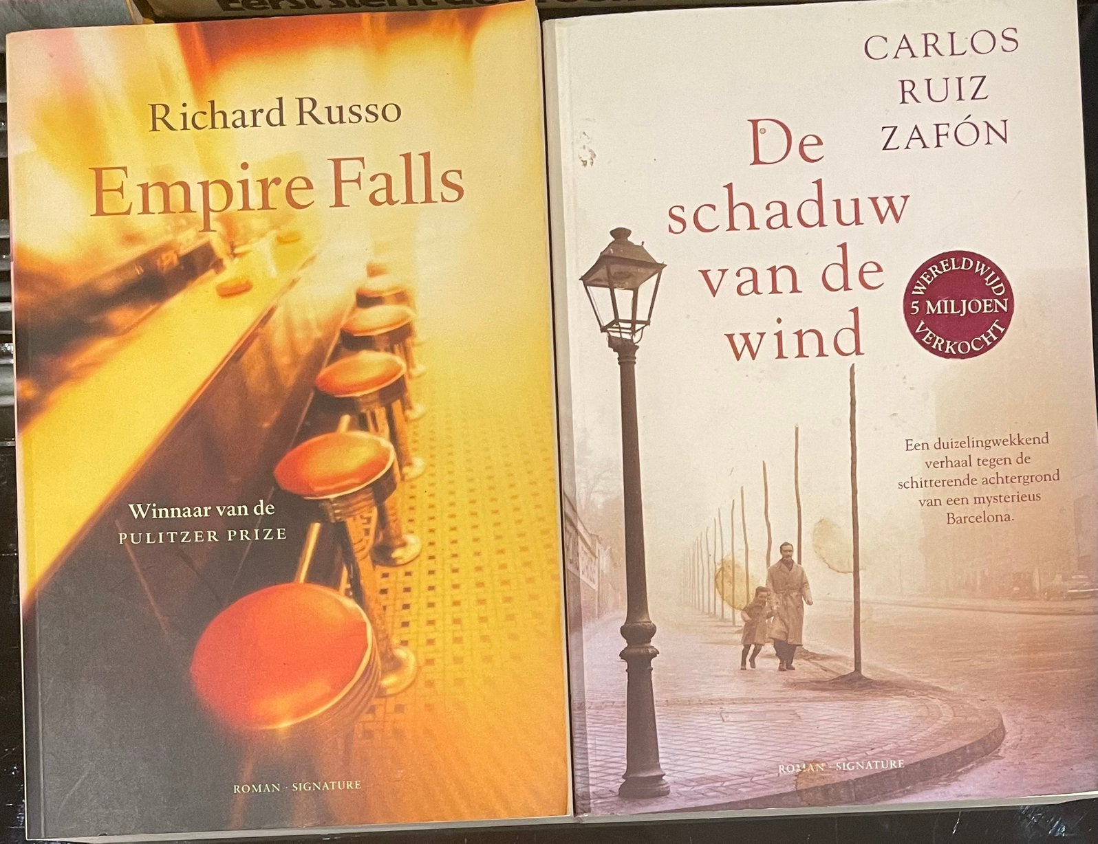 EXTREEM DIKKE ROMANS 2x SIGNATURE uitgever, Boeken, Ophalen of Verzenden, Zo goed als nieuw, Richard Russo