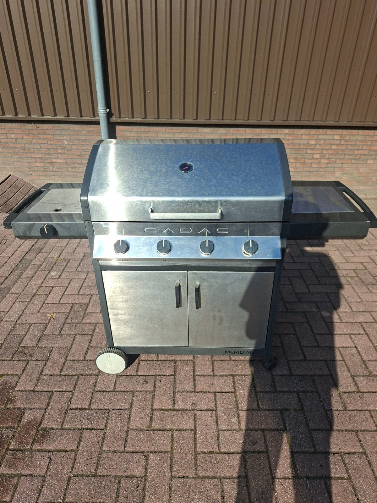 Cadac Meridian Gasbarbecue met zijbrander en draaispit, Ophalen, Gebruikt, Cadac, Met accessoires