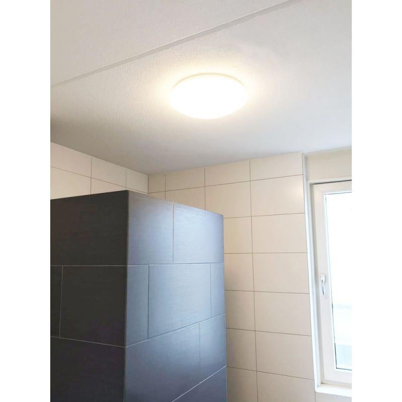 Noxion LED Plafondlamp Wit 18W Warm Wit IP44 Sensor 5 stuks, Ophalen of Verzenden, Nieuw, Metaal, Strak en tijdloos design