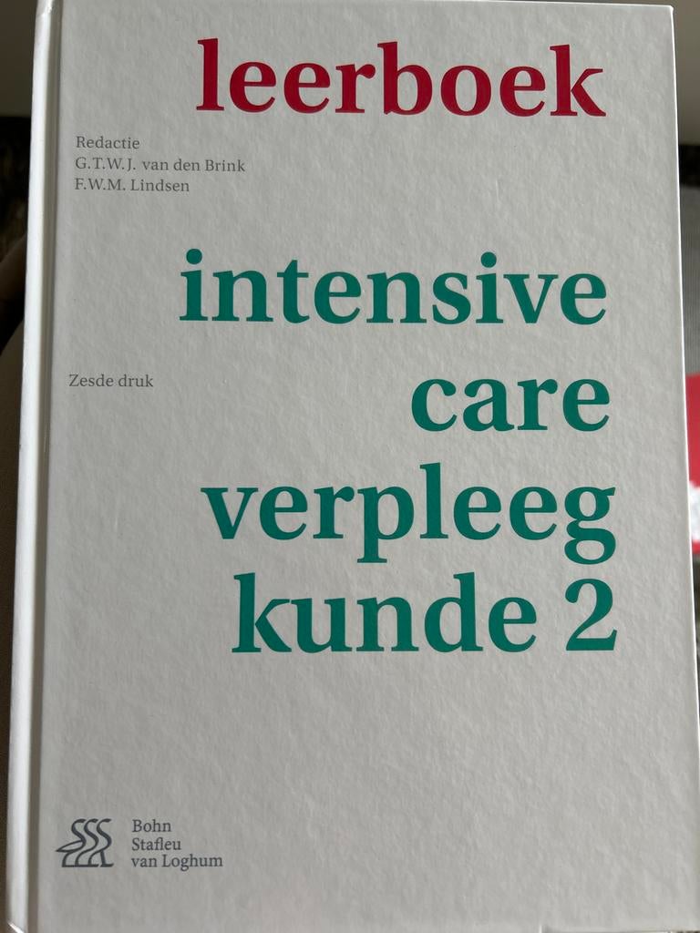 Leerboek Intensive Care Verpleegkunde 2 - Zesde druk, Boeken, Studieboeken en Cursussen, Ophalen of Verzenden, Gamma, Gelezen