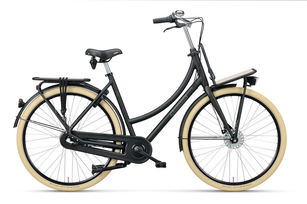 Batavus Packd 7 zwart dames 61cm 28inch, Fietsen en Brommers, Fietsen | Dames | Damesfietsen, Nieuw, Batavus, Versnellingen, 56 cm of meer
