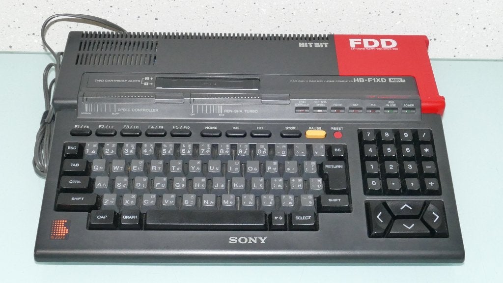 Sony HB-F1XD | MSX2 | HitBit | supermooie staat | BOXED, Ophalen of Verzenden