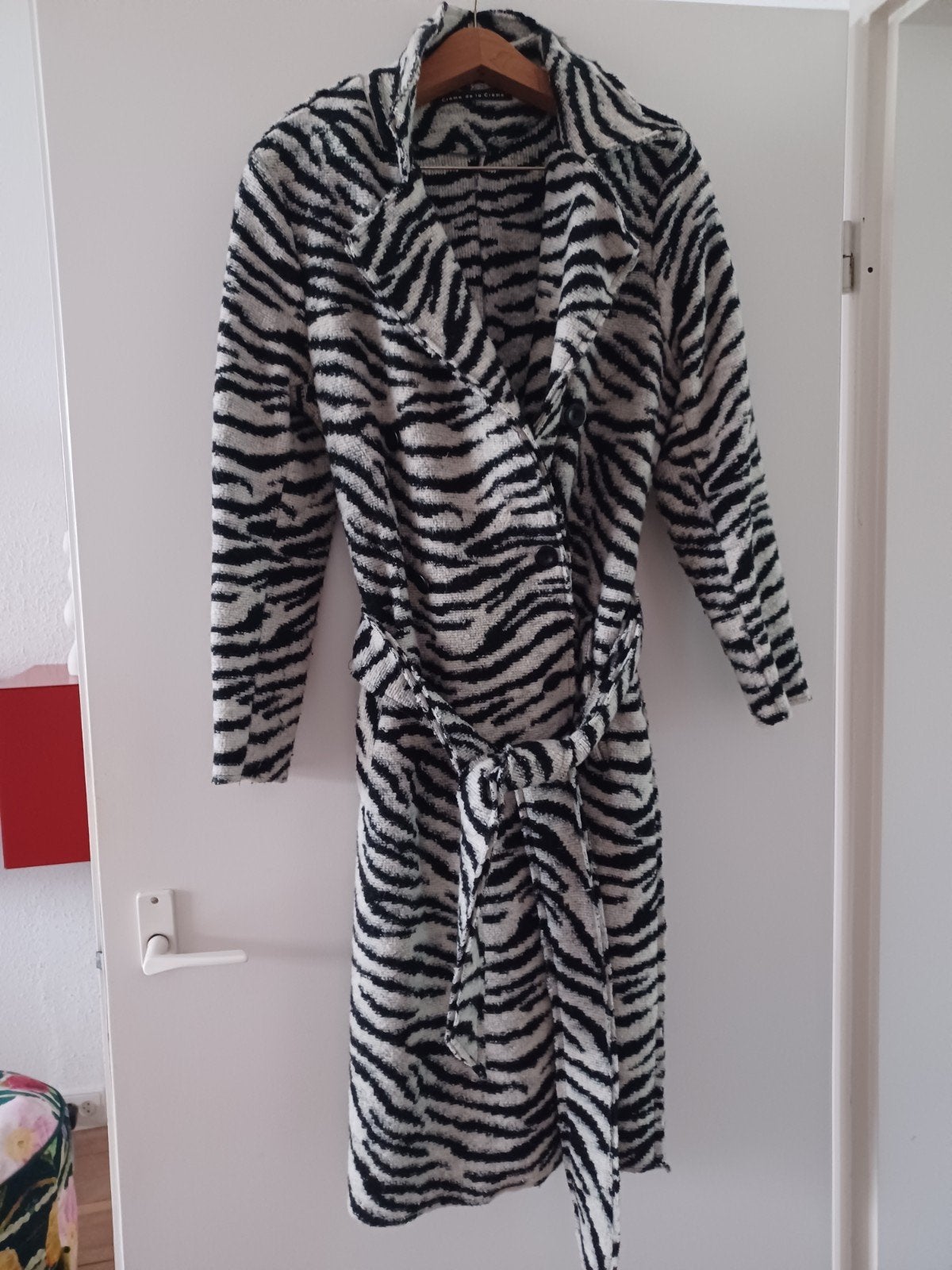 Zebraprint wikkeljasje van Crème de la Crème, Kleding | Dames, Maat 38/40 (M), Zwart, Crème de la Crème, Ophalen of Verzenden