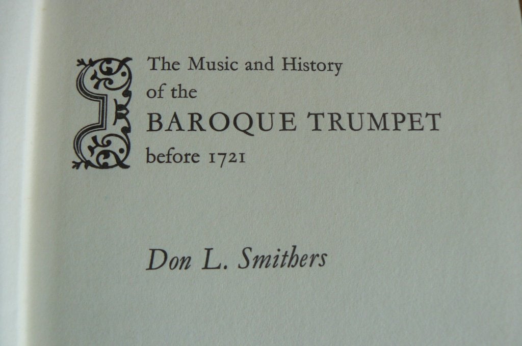 TROMPET / BAROK / Music & History Baroque Trumpet / 1721, Ophalen of Verzenden, Gelezen, Artiest