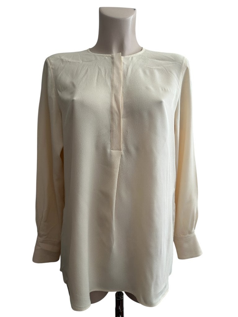Drykorn shirt lange mouw M, Maat 38/40 (M), Beige, Ophalen of Verzenden, Zo goed als nieuw