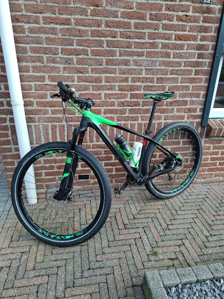 Cube reaction carbon maat m, Fietsen en Brommers, Fietsen | Mountainbikes en ATB, Hardtail, Heren, 45 tot 49 cm, Zo goed als nieuw