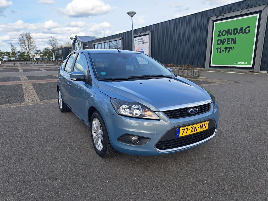 Ford Focus 1.6 74KW 5D 2008 Blauw, Auto's, Ford, 1596 cc, Zwart, 4 cilinders, Blauw