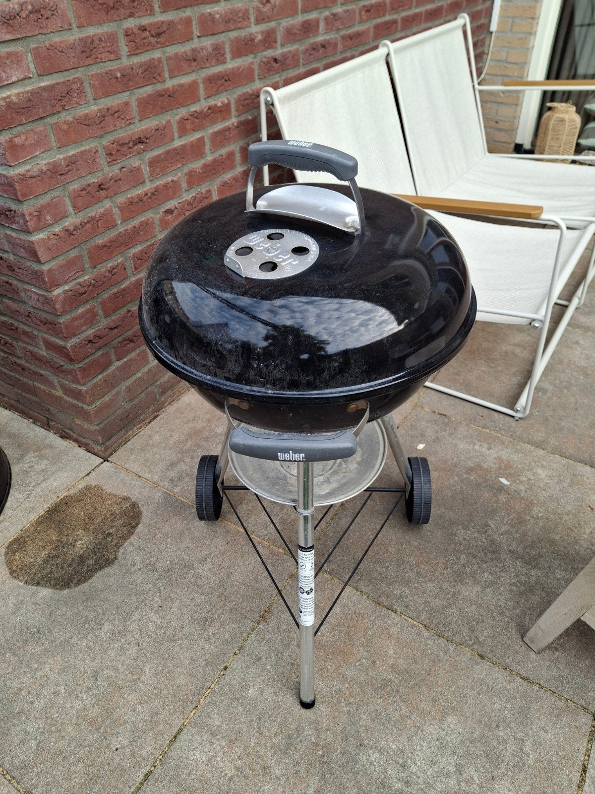 Weber Compact Kettle BBQ 47 cm - Gebruikt, Ophalen, Gebruikt, Weber