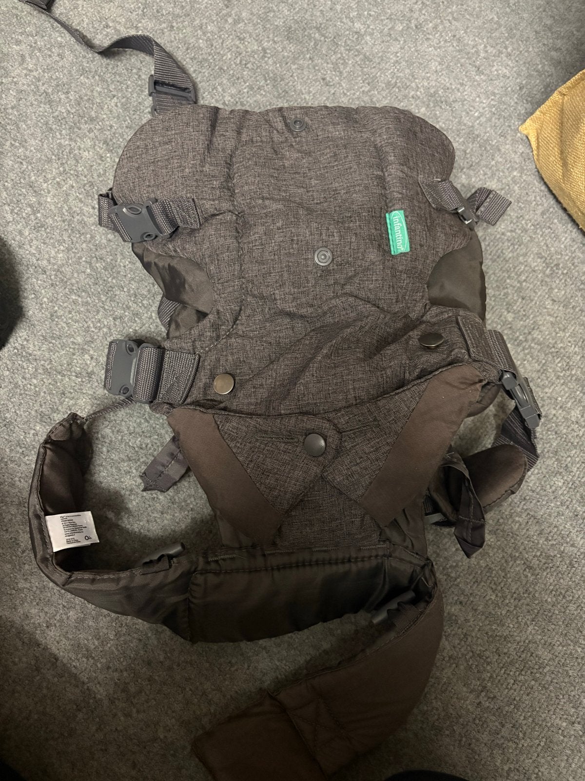Infantino Flip 4-in-1 Draagzak - Ergonomisch & Comfortabel, Zo goed als nieuw, Buik, Rug of Zij, Draagzak, Ophalen
